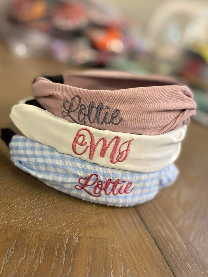 Monogram Headband