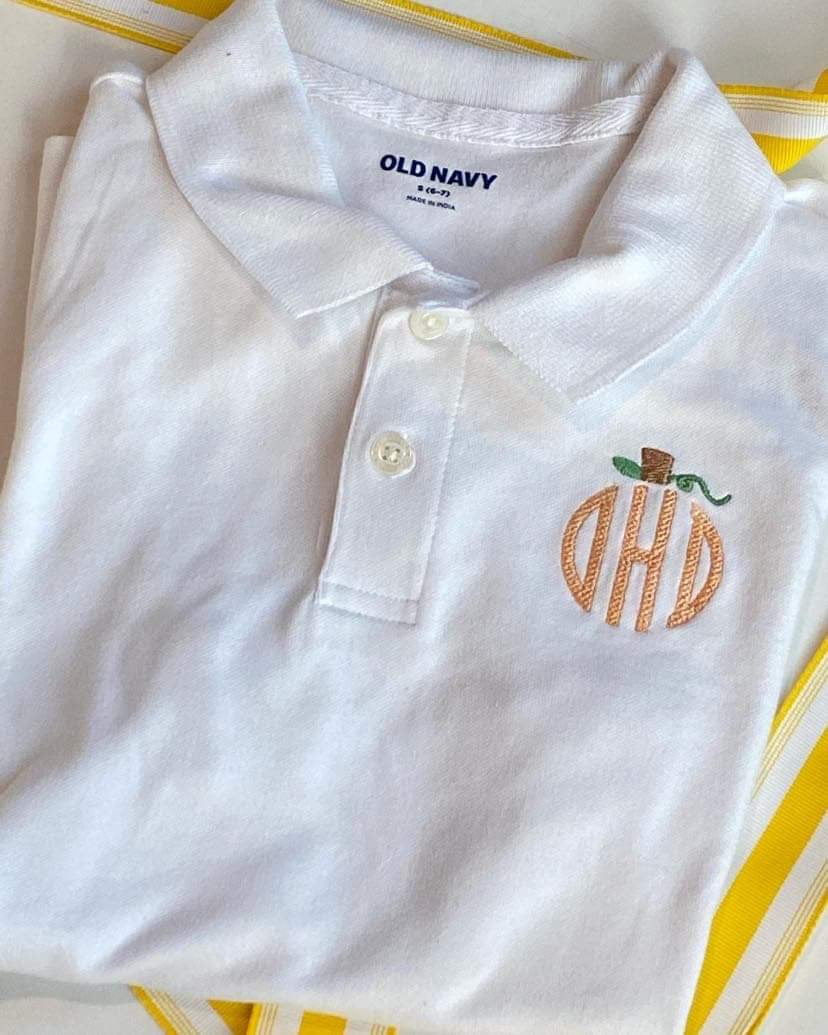 Pumpkin Monogram