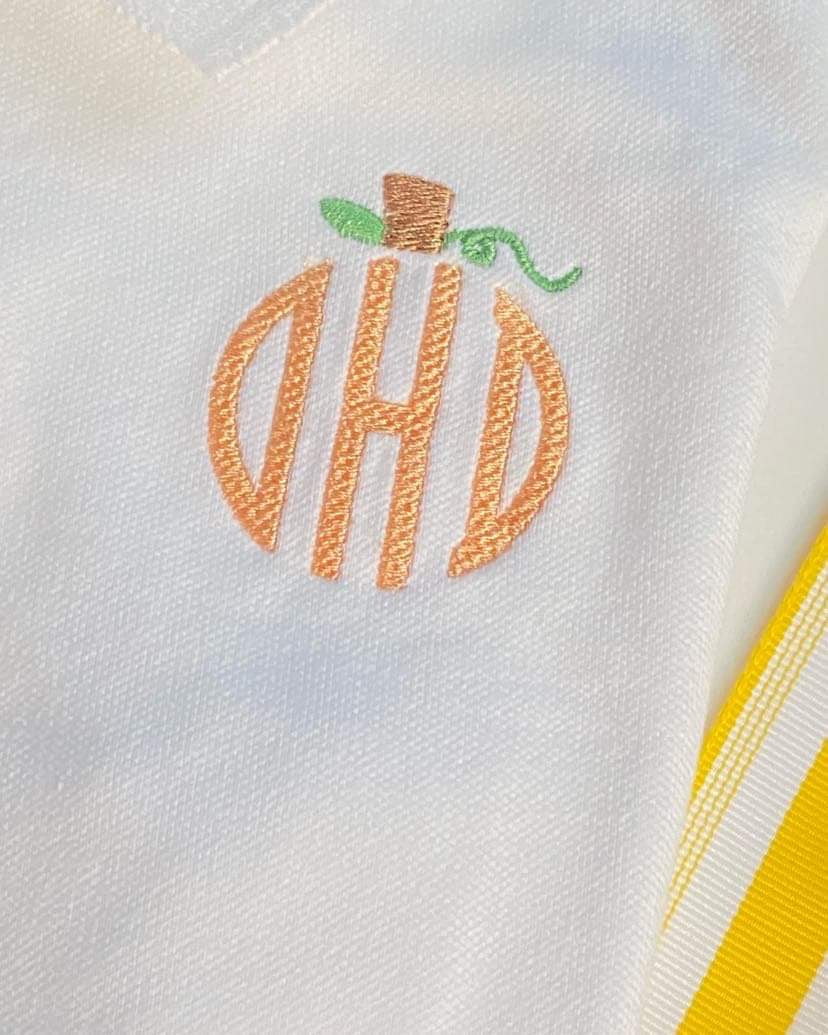 Pumpkin Monogram