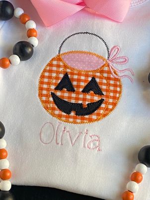 Pink Pumpkin Treat Basket