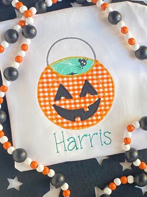 Green Pumpkin Treat Basket