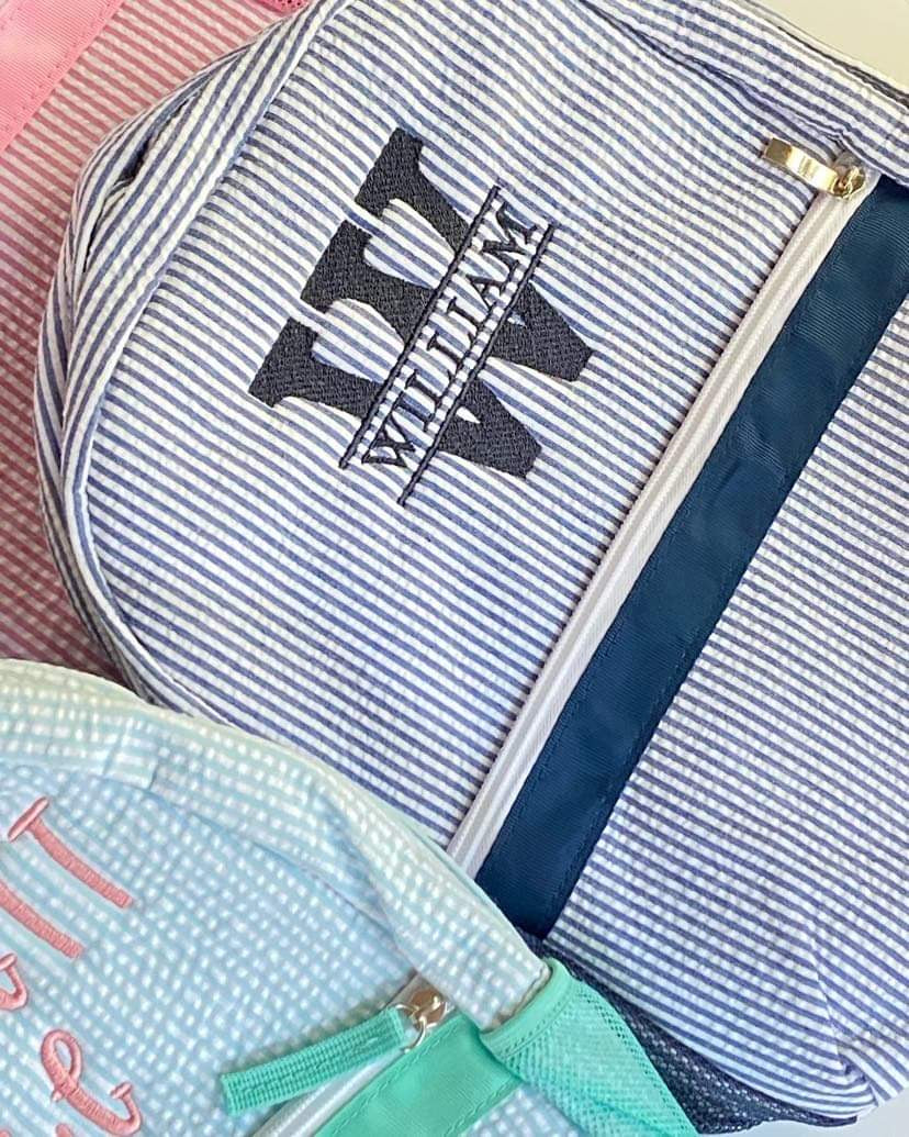 Seesucker Toddler Backpack