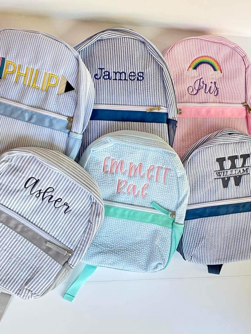 Seesucker Toddler Backpack