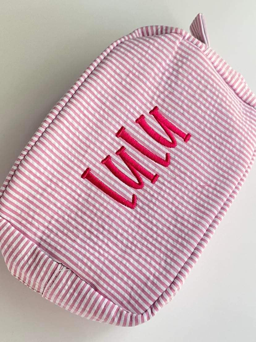 Seesucker Everything Bag