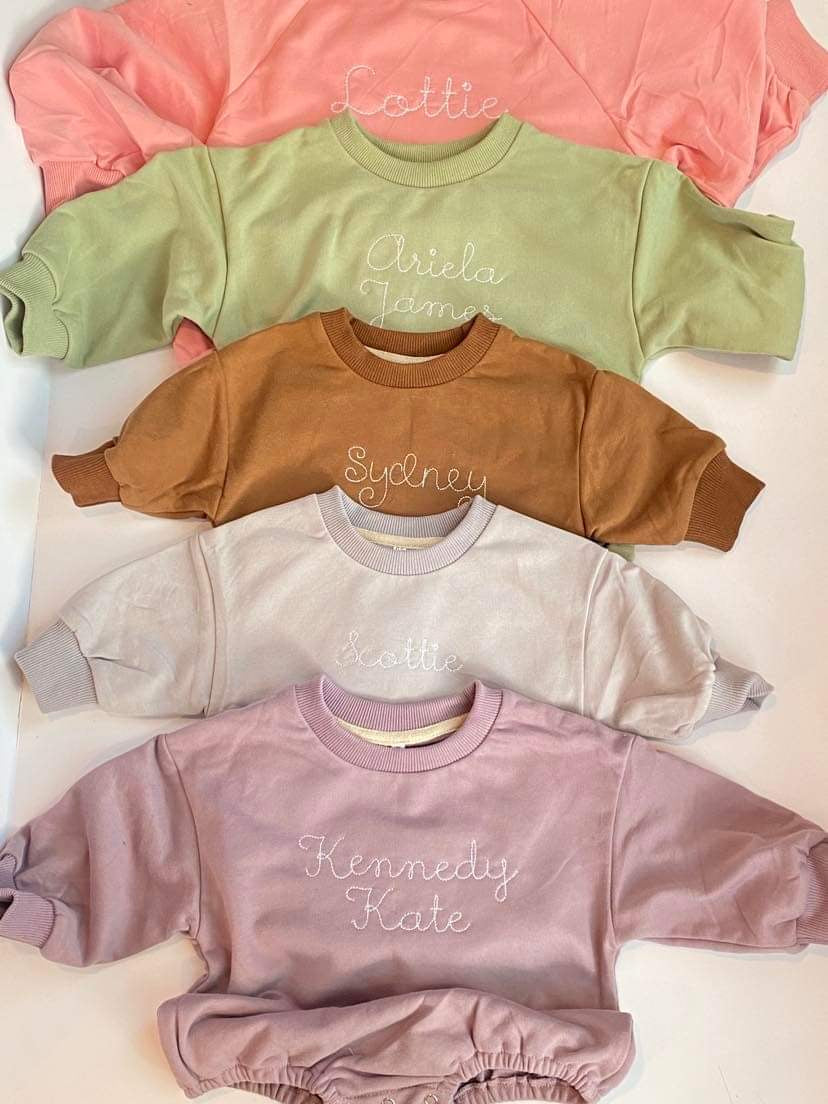 Custom Long Sleeve Onesie