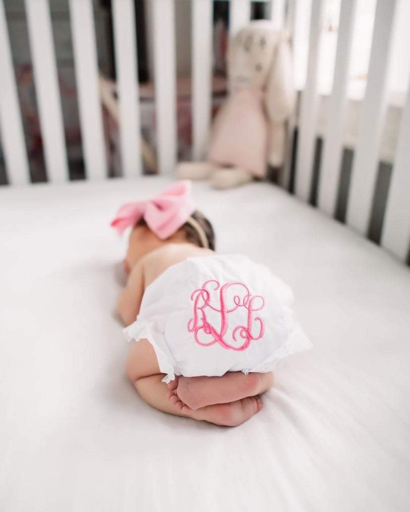Monogram Baby Bloomers