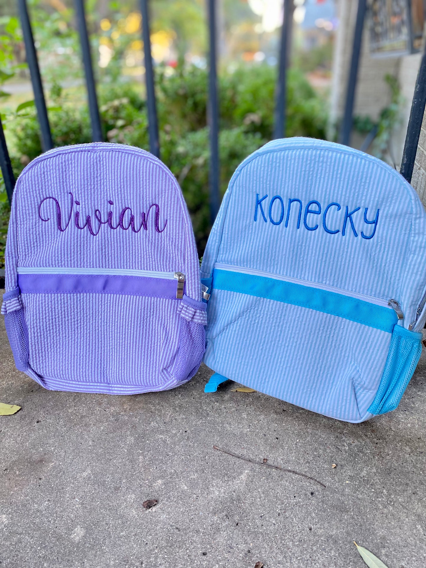 Seesucker Toddler Backpack