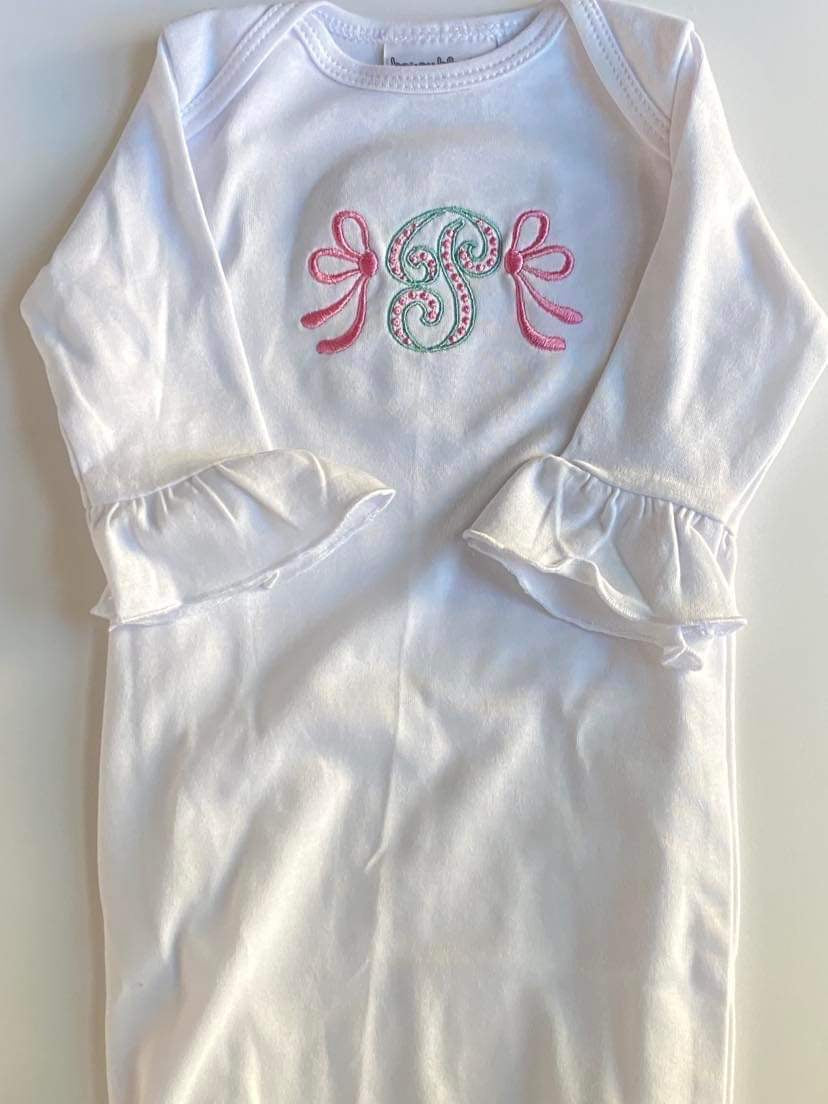 Ruffle Baby Gown
