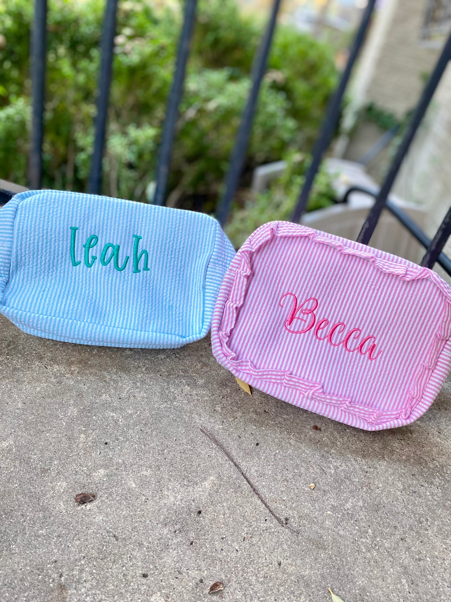 Seesucker Everything Bag